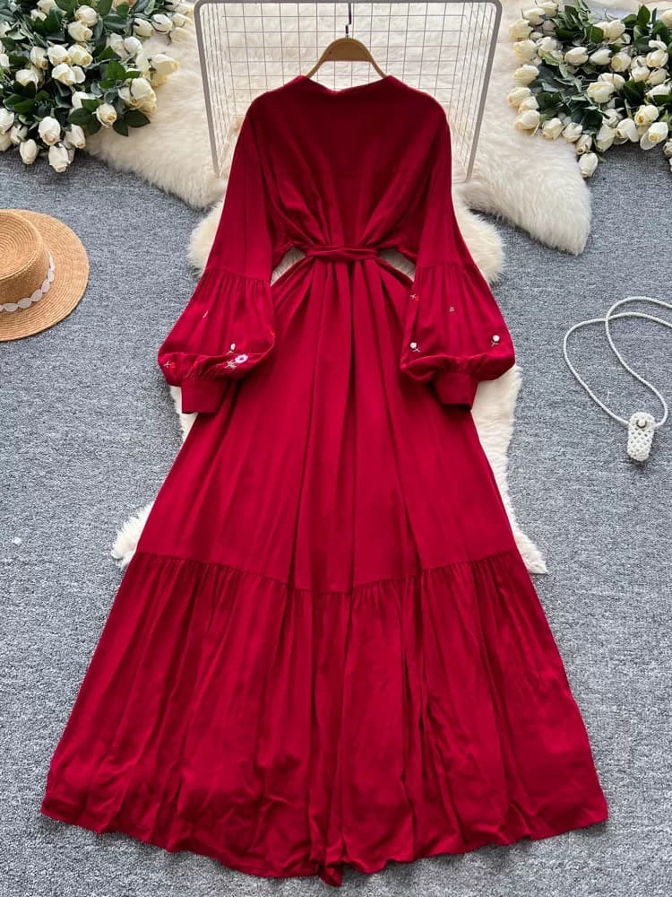 In a vacay mood print dress CD452 image