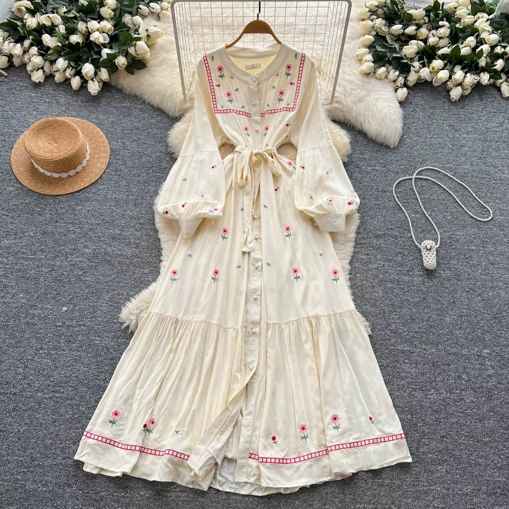 In a vacay mood print dress CD452 image