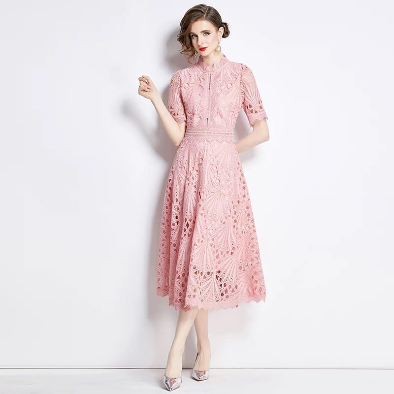 Around the track lace dress FD1156 image