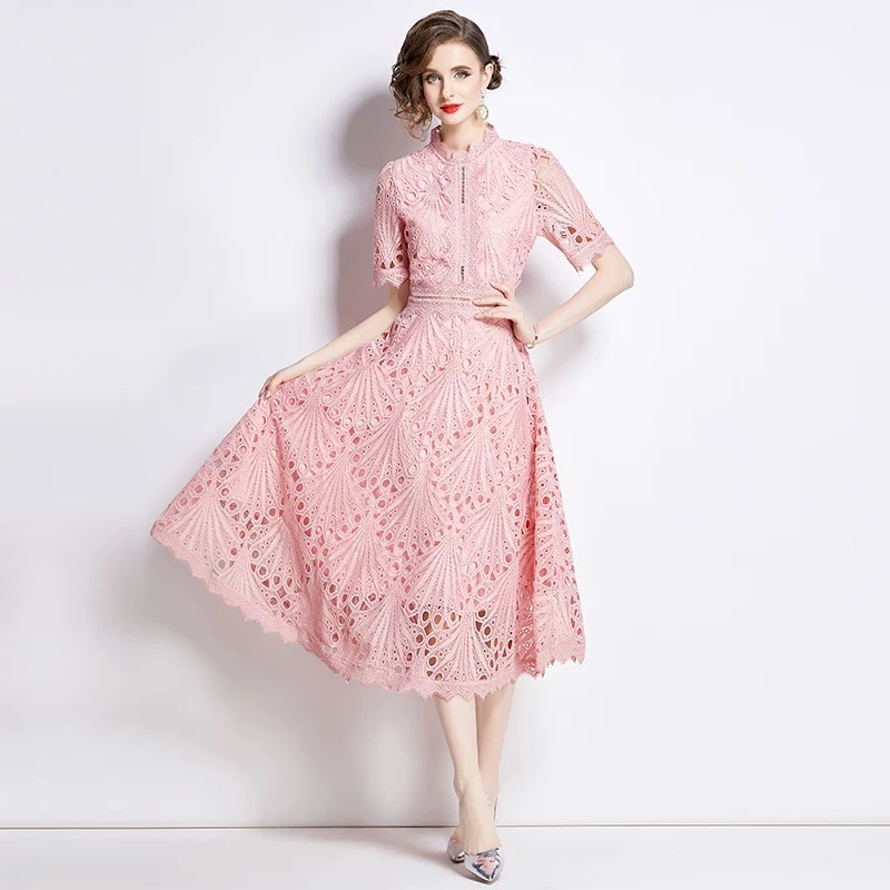 Around the track lace dress FD1156 image
