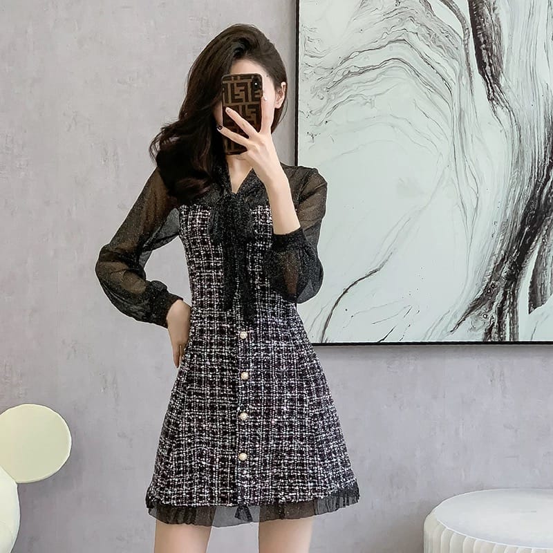 Savannah royal woolen dress FD278 image