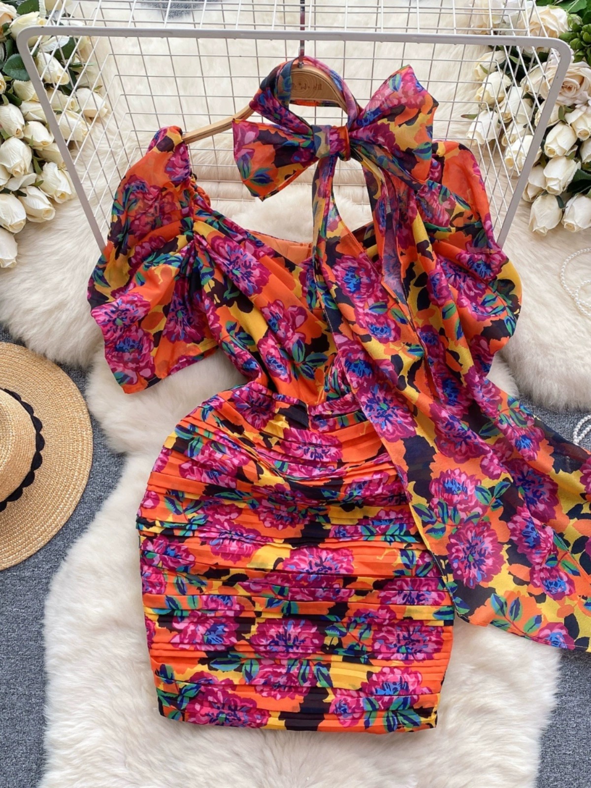 Natural curves dress CBC729