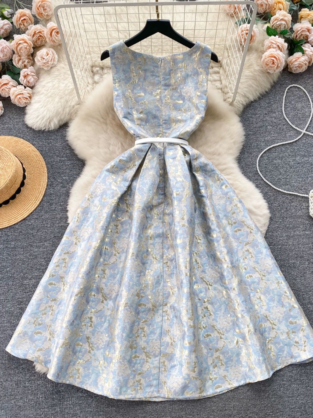 Living for me brocade dress FD787 image