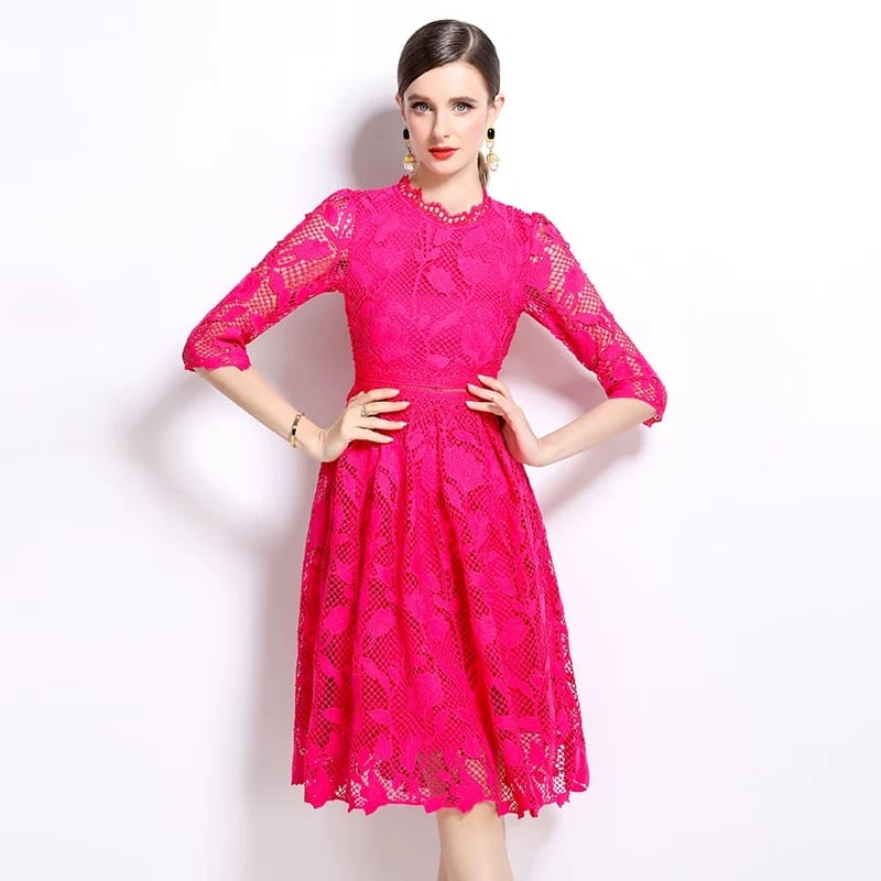 Off roading lace dress FD1133 image