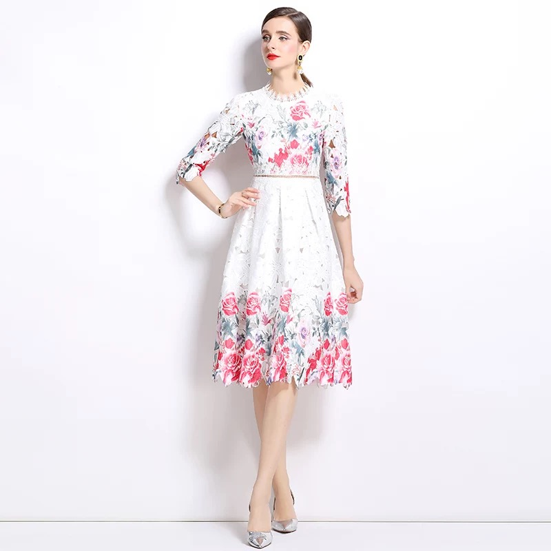 You are a firework lace dress FD1126 image