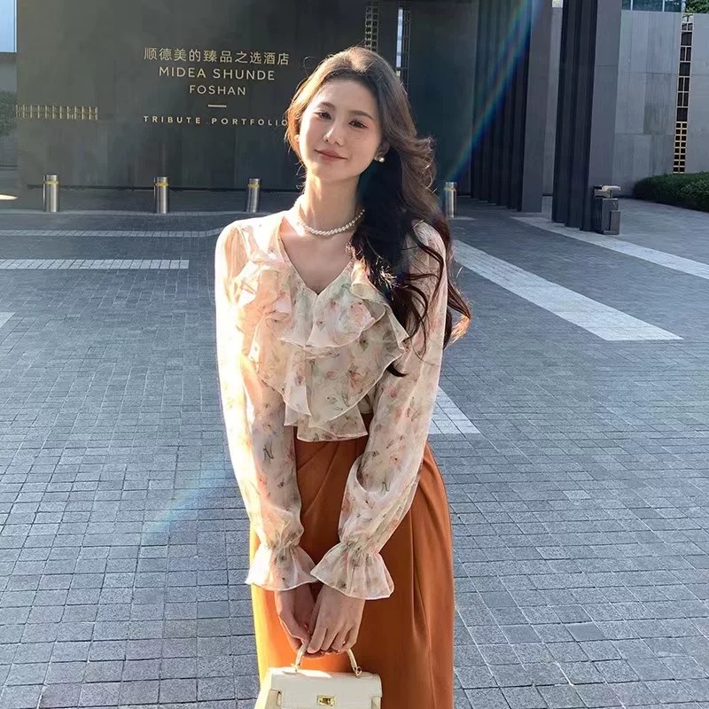 Bonjour ruffle top CTO198 image