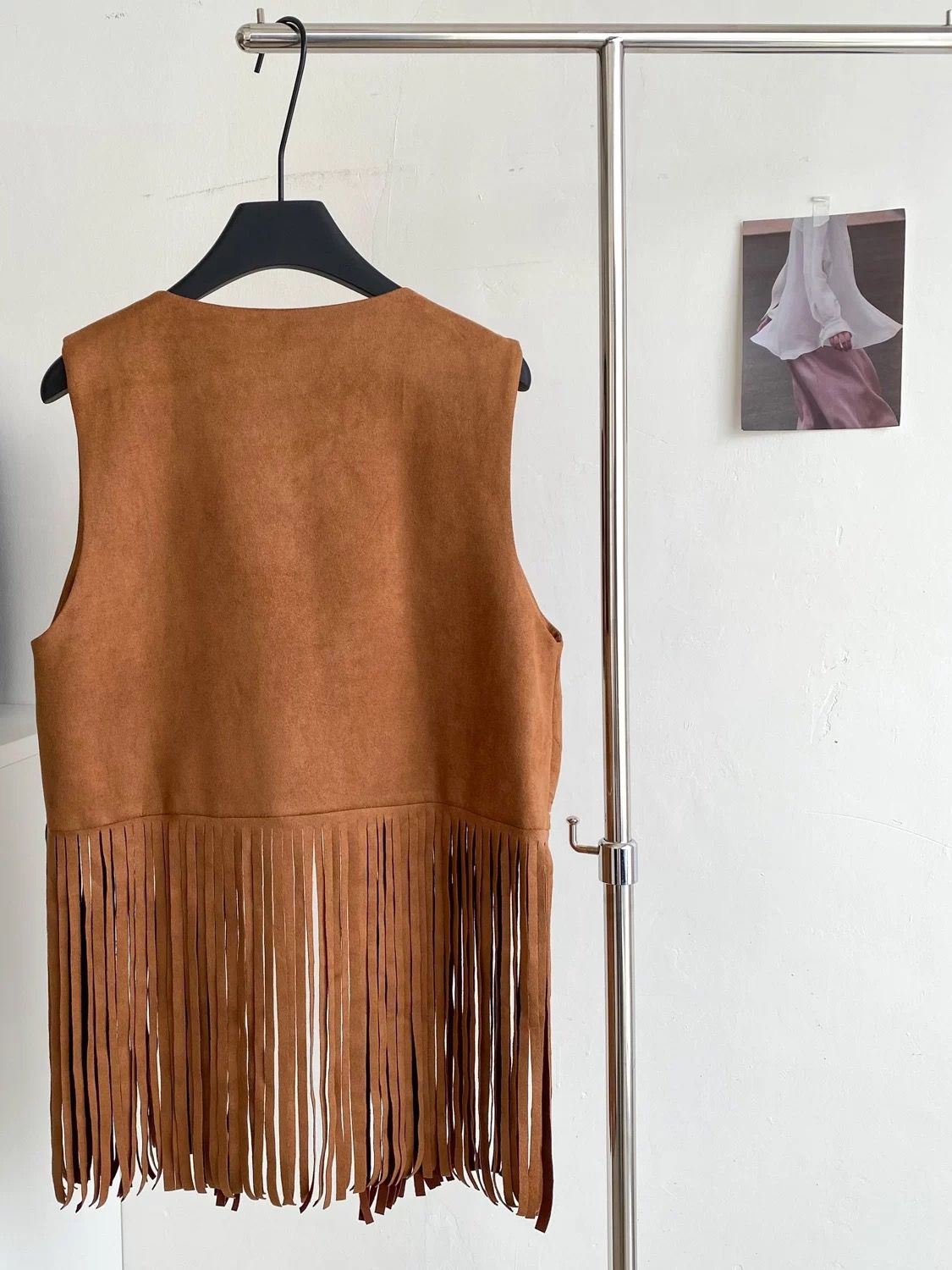 Paris lady waist tassel coat COA145 image