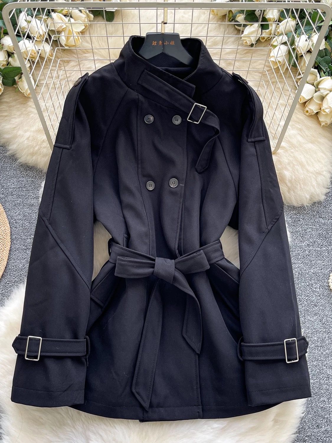 With love trench coat COA154 image