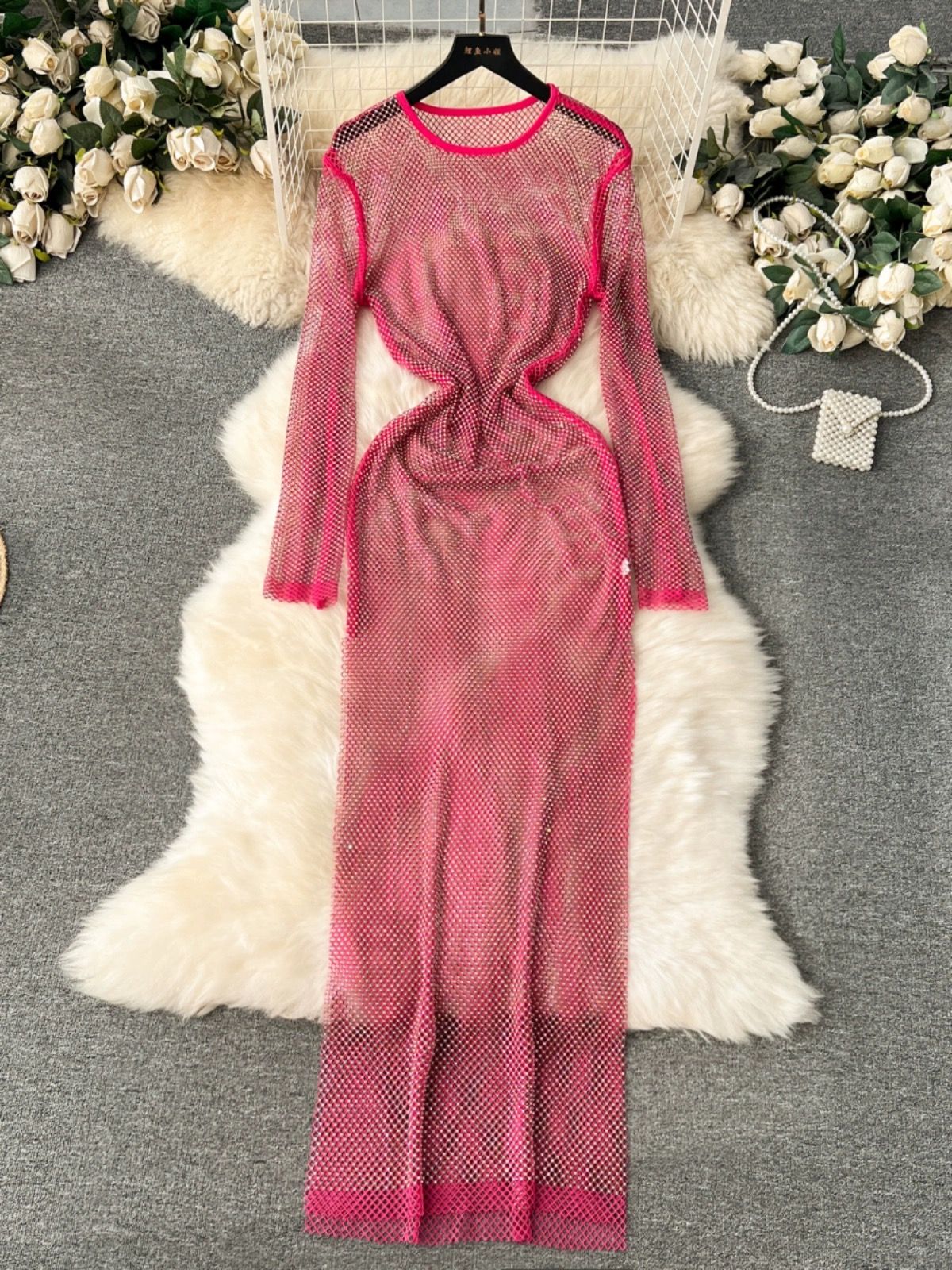 Confident in my curves rhinestone dress CBC608 image