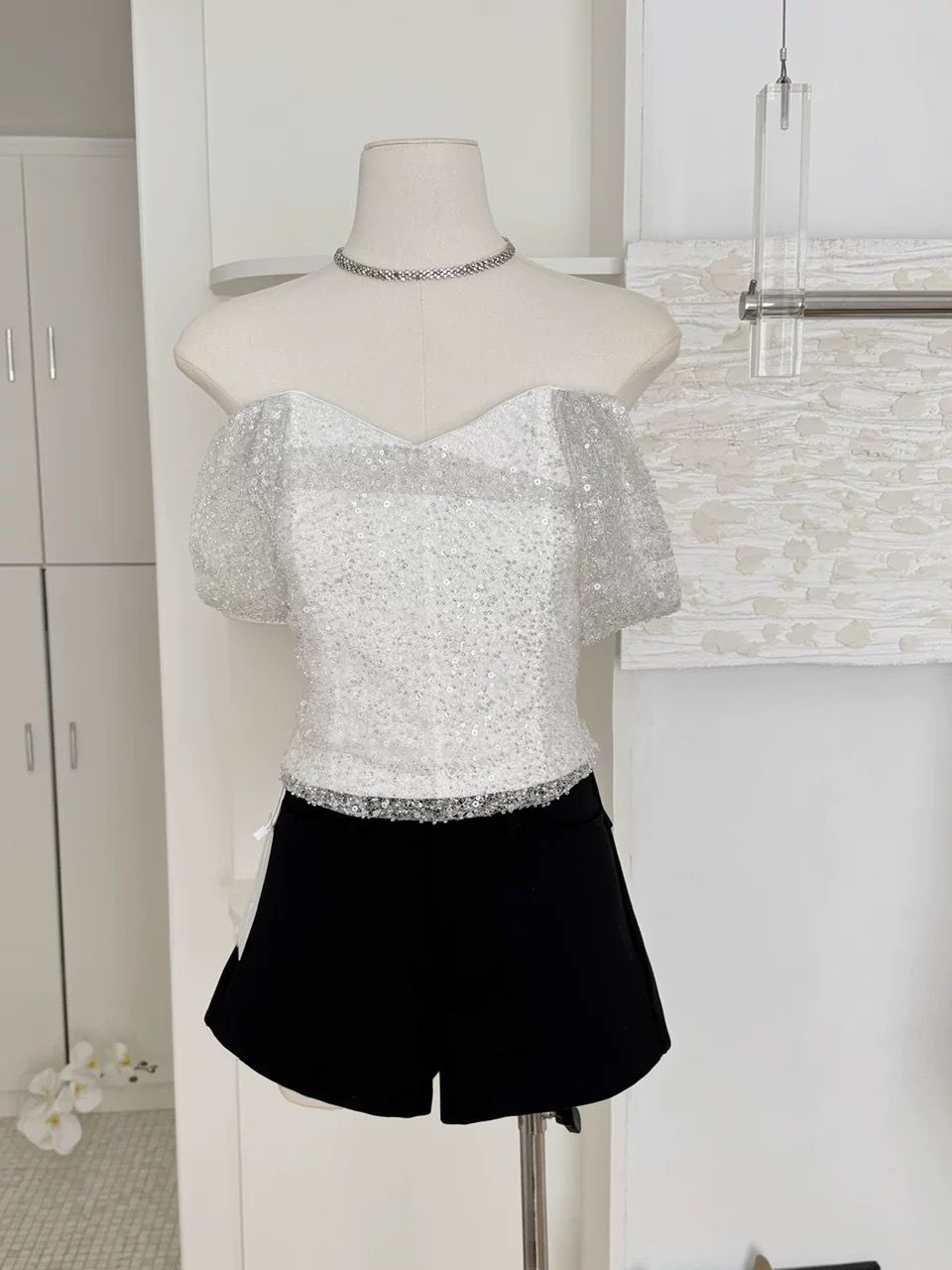 Love letters to you sequin top CTO378 image