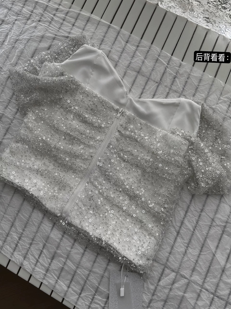 Love letters to you sequin top CTO378 image
