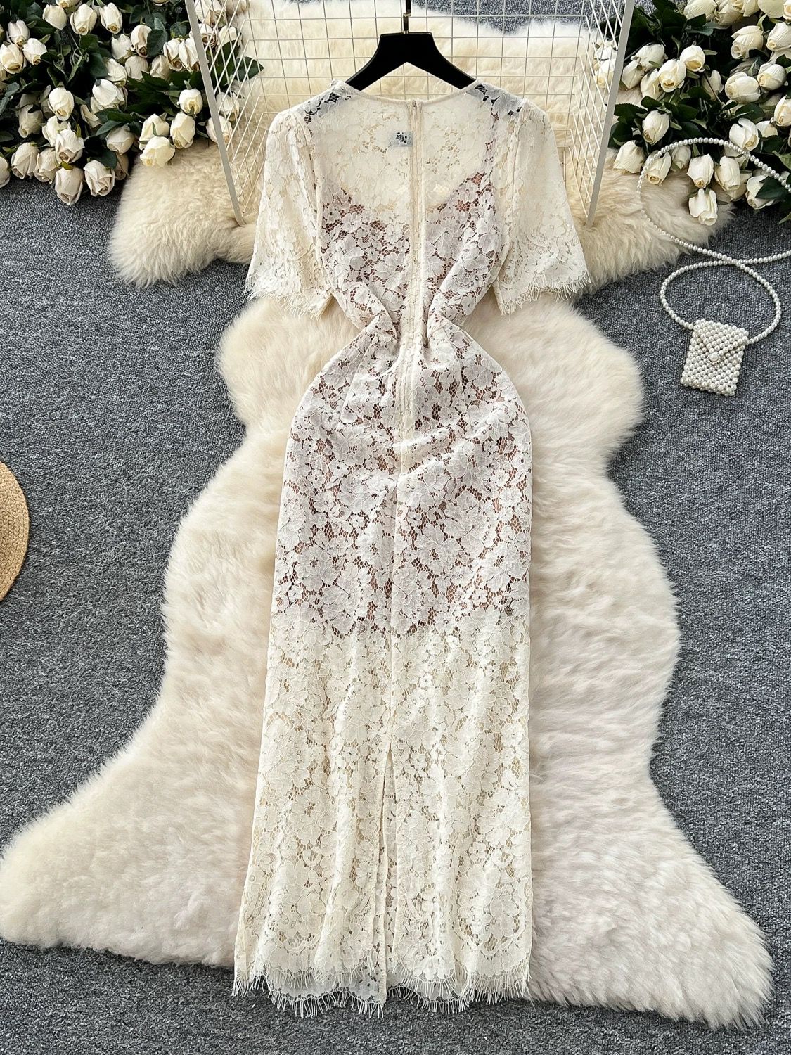 Cool girl lace dress FBC392 image