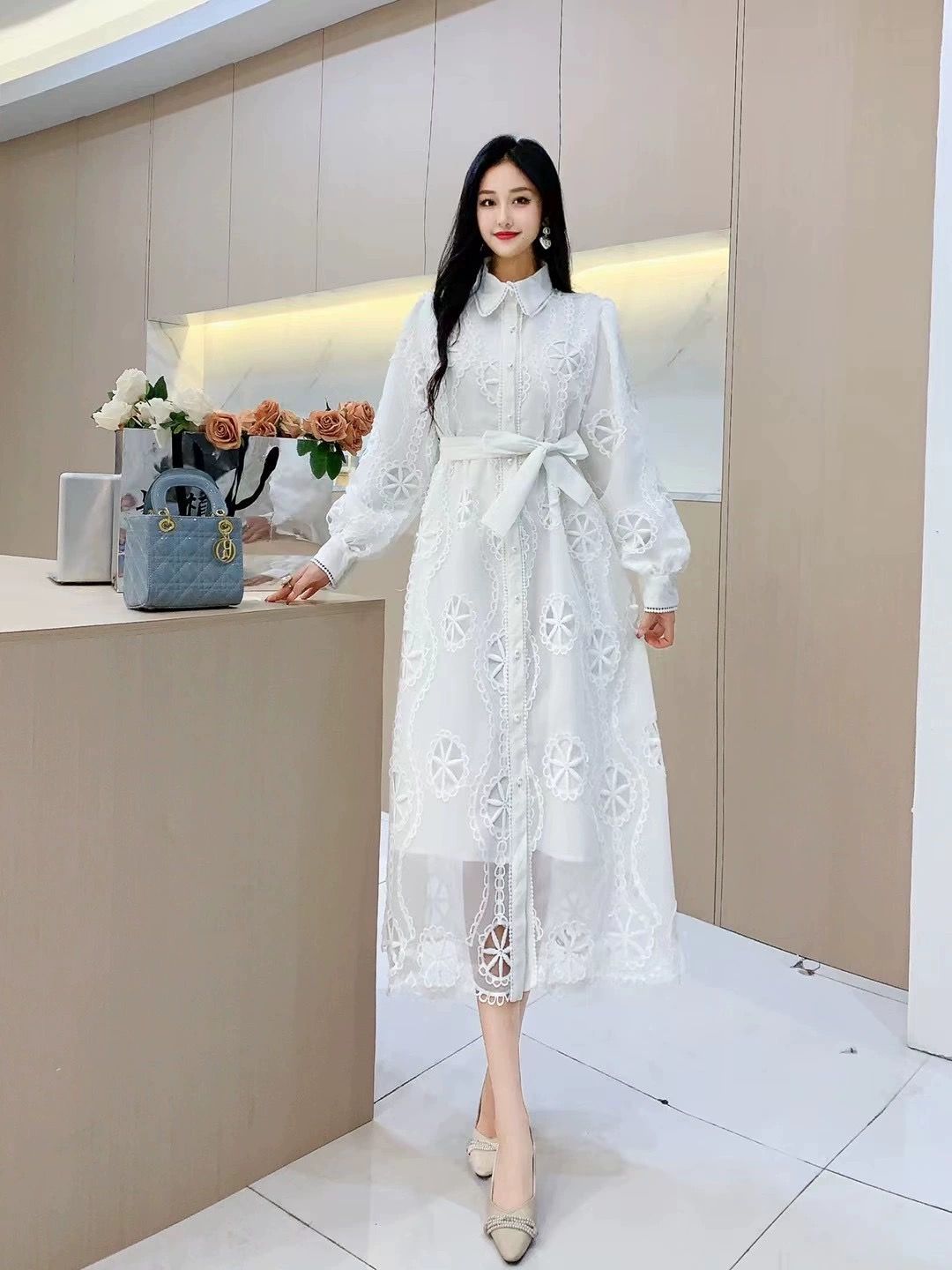 Not your angel lace dress FD855 image