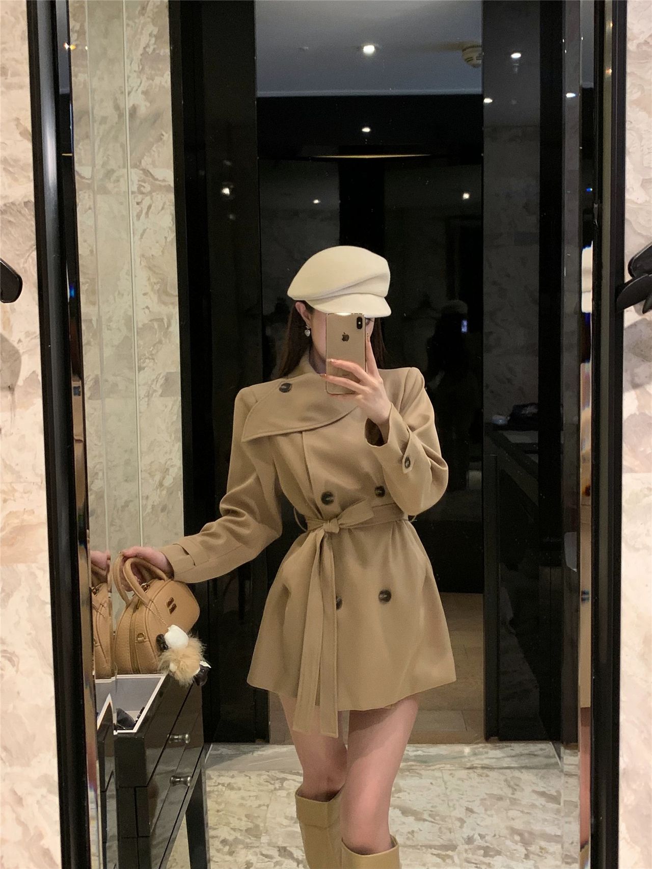 Pretty dainty trench coat COA143 image