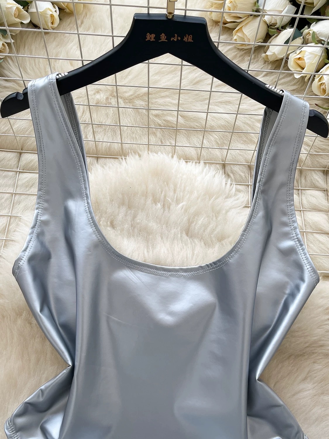 Unravel me metallic bodysuit BS122 image