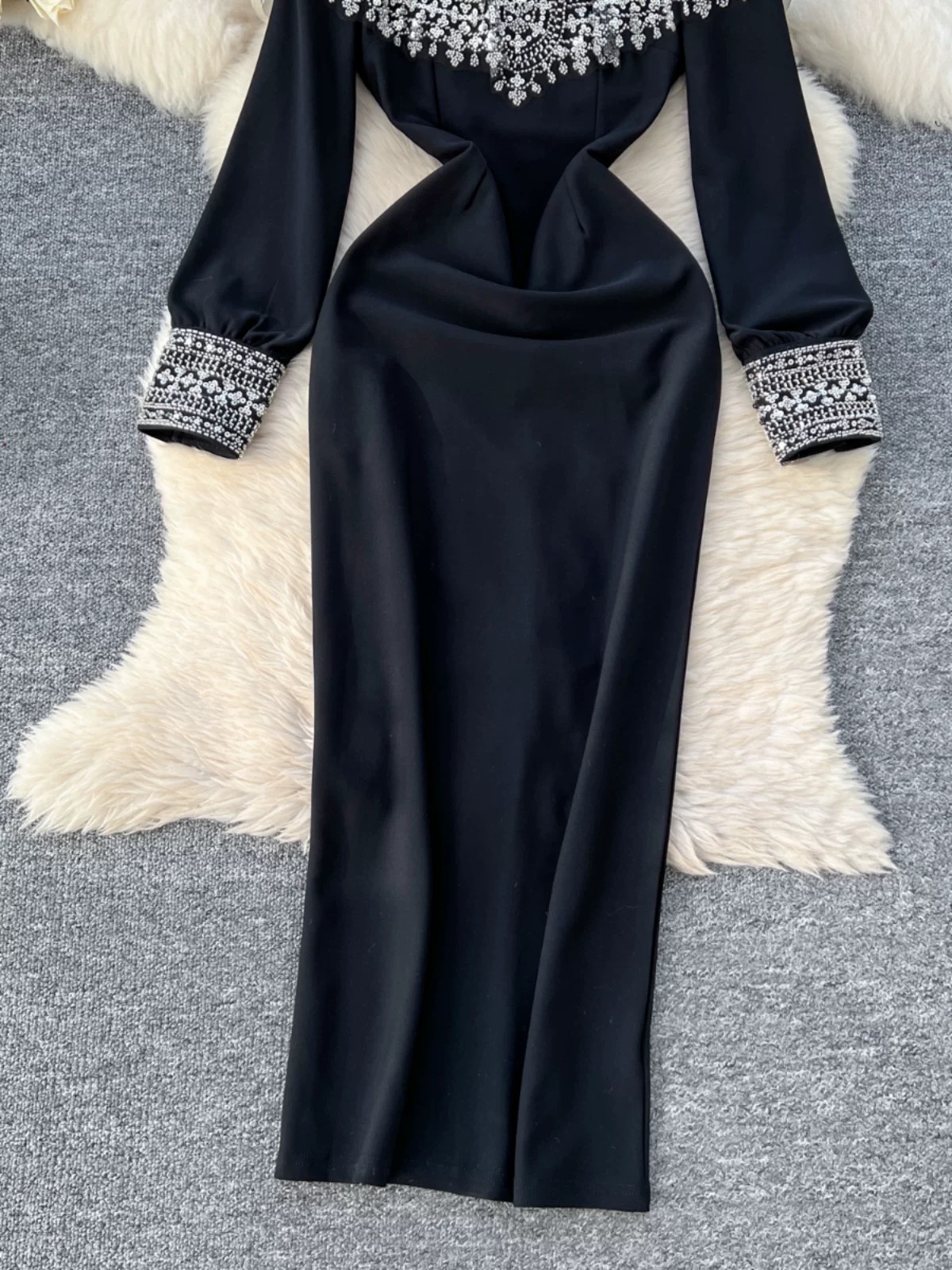 Rebel hearts embellished dress FD1452 image