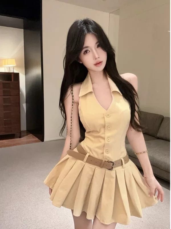 Evening best dress & belt CD429 image