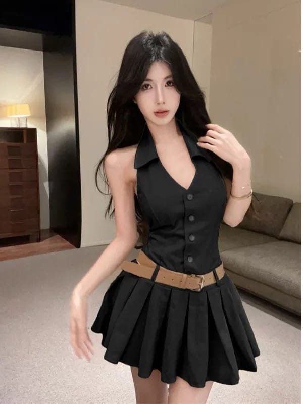 Evening best dress & belt CD429 image