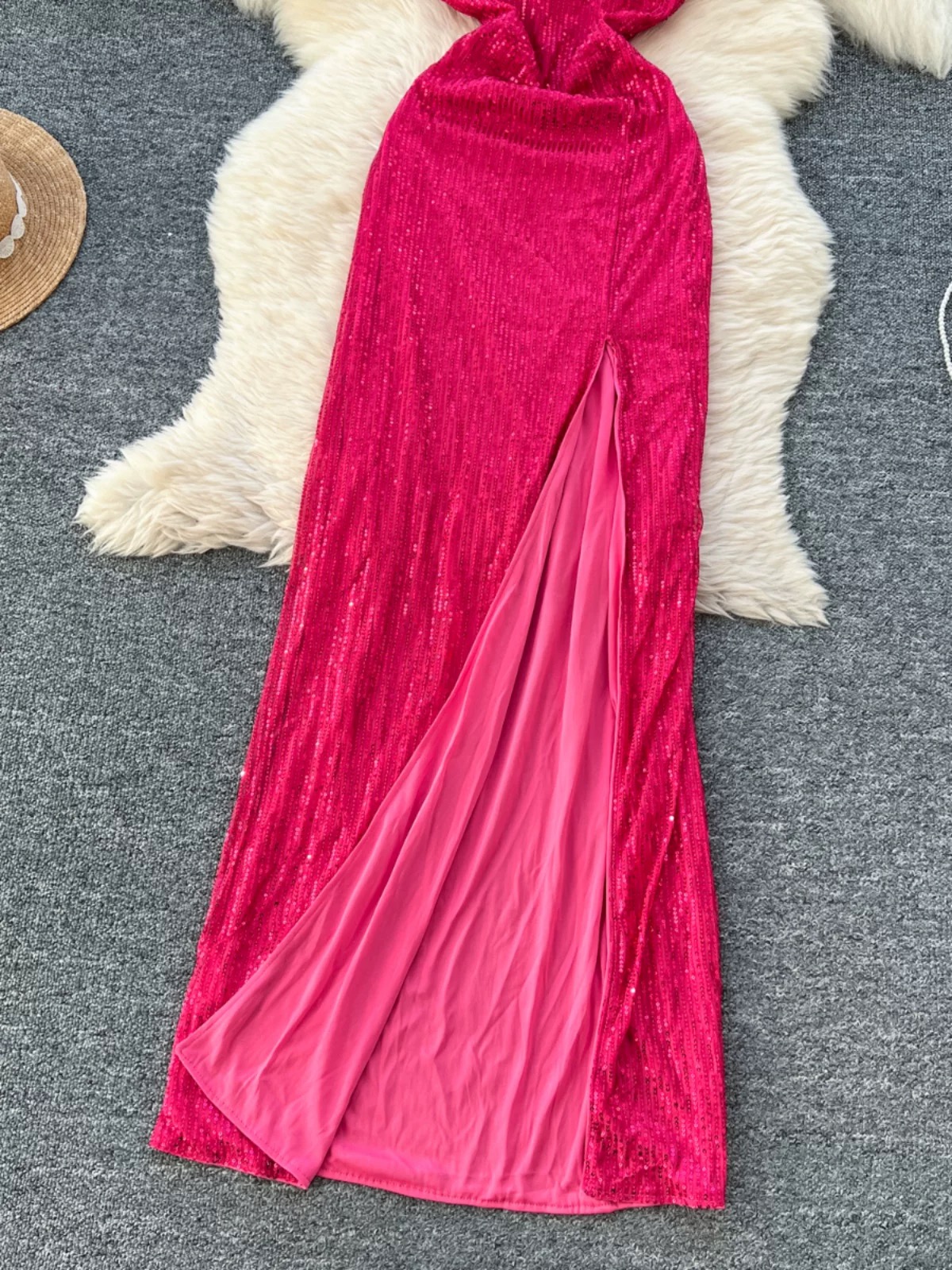 Leave a message sequin dress FD1430 image