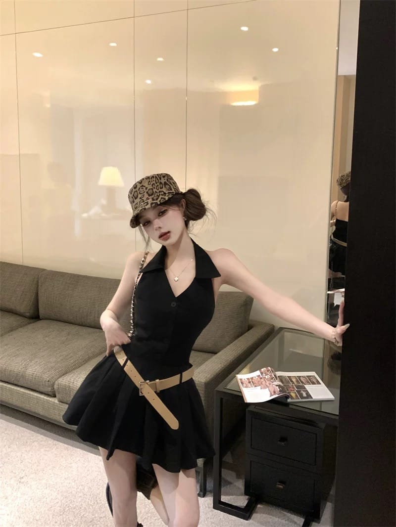 Evening best dress & belt CD429 image