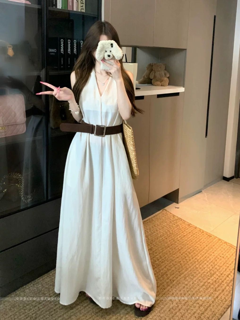 Pretty in linen dress CD423 image