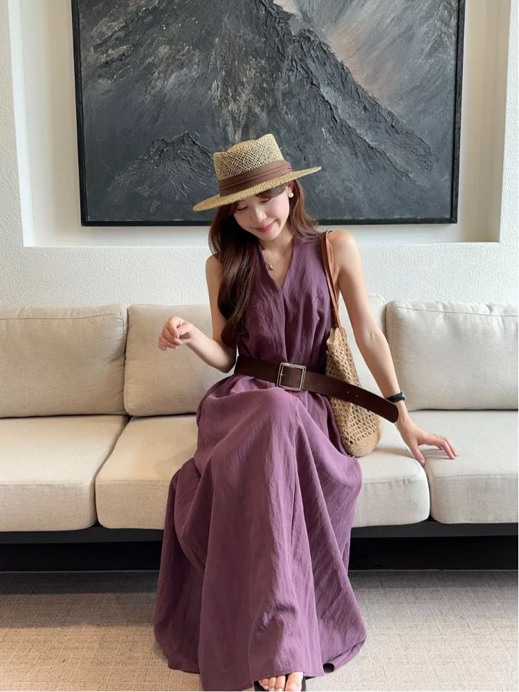 Pretty in linen dress CD423