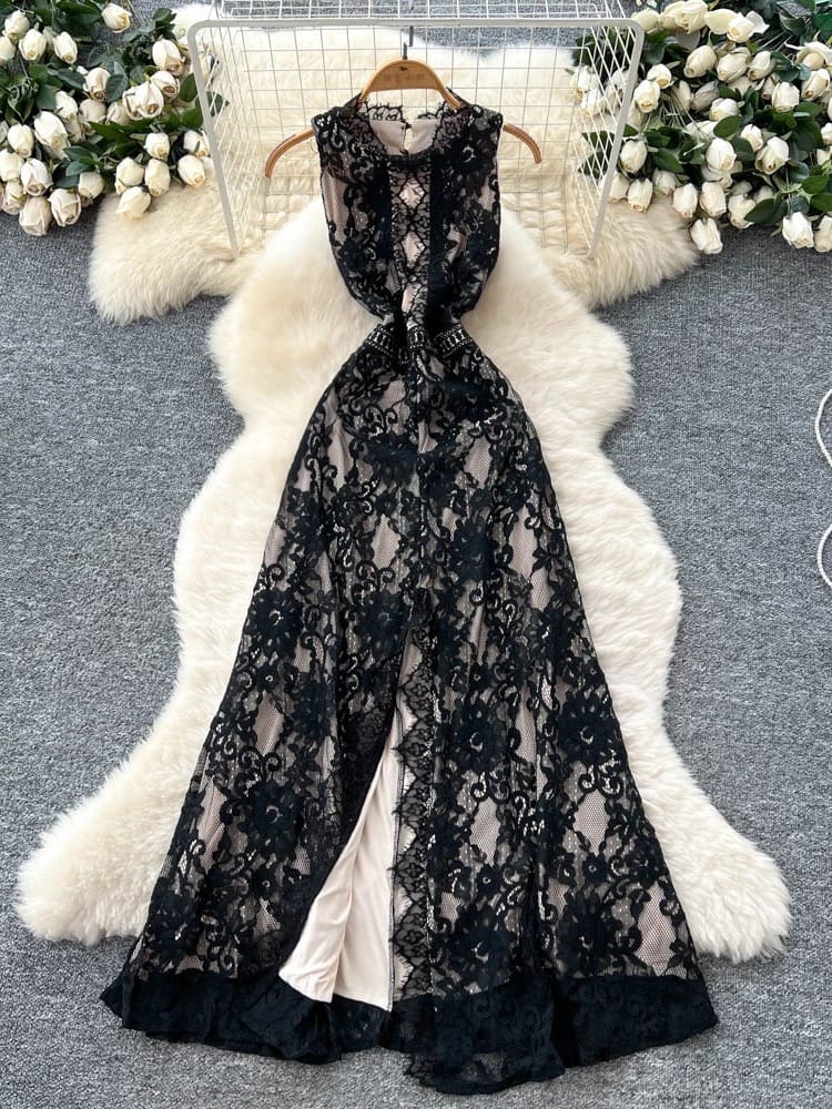 Seductress party lace dress  FD469 image