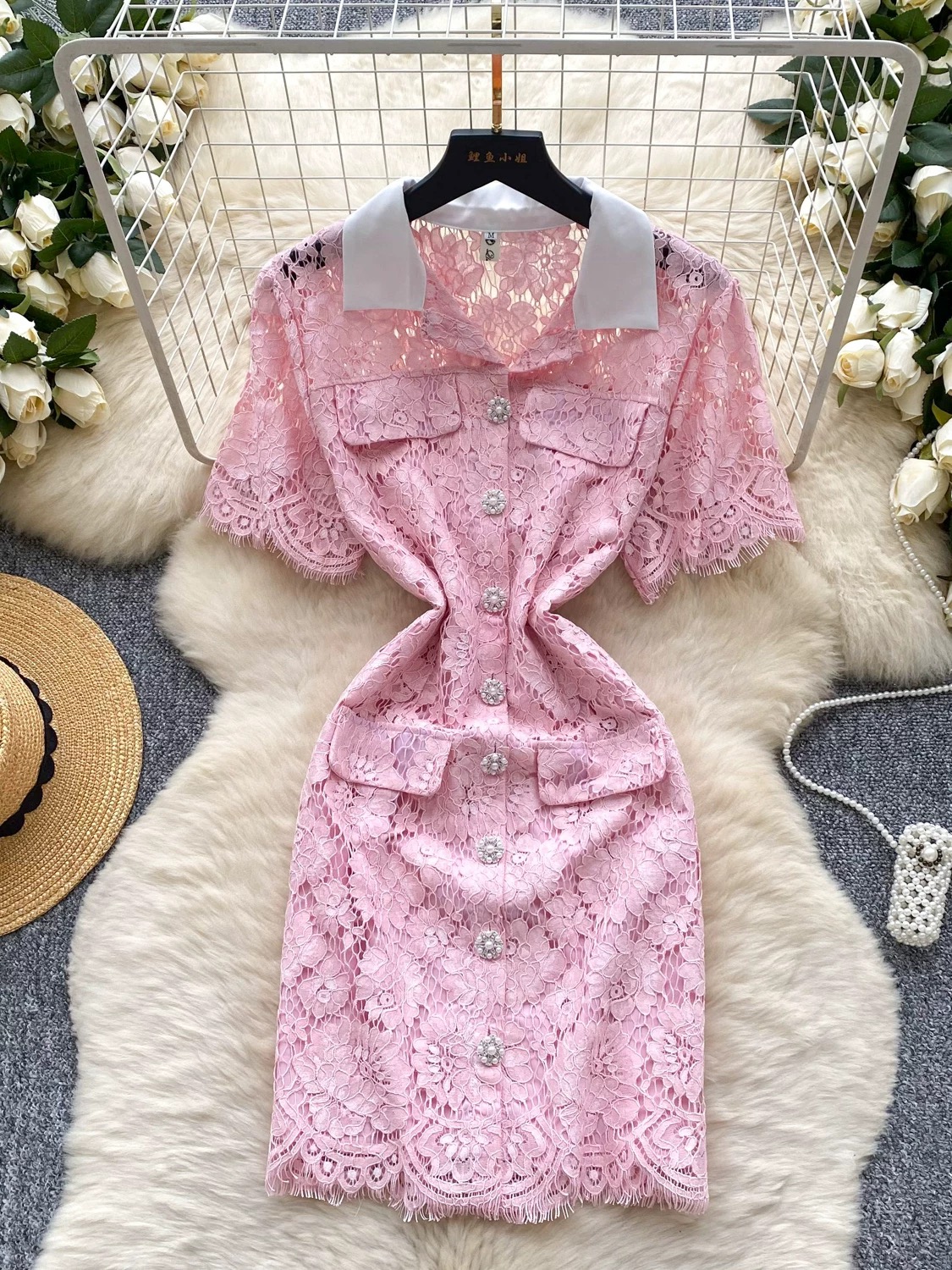 Cool girl lace dress FBC397