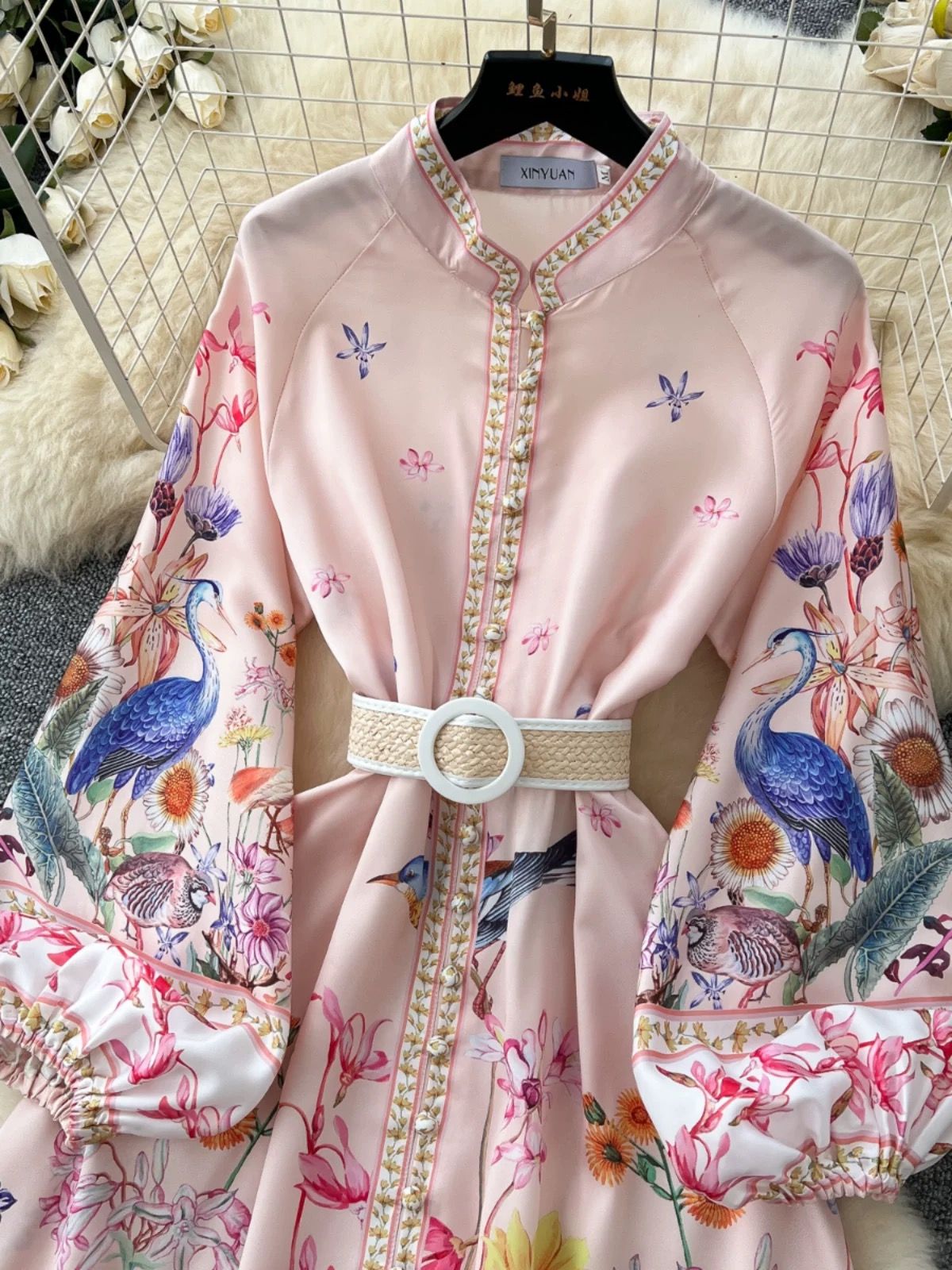 Love letter print dress ED179 image