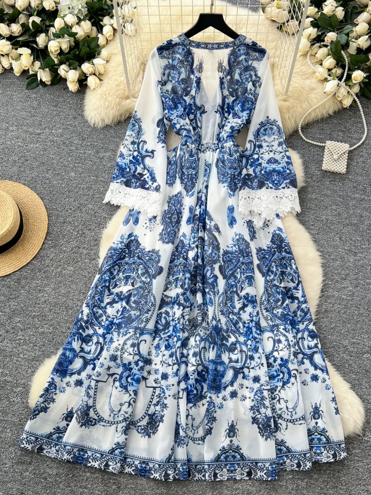 Lost your chance print dress ED178 image