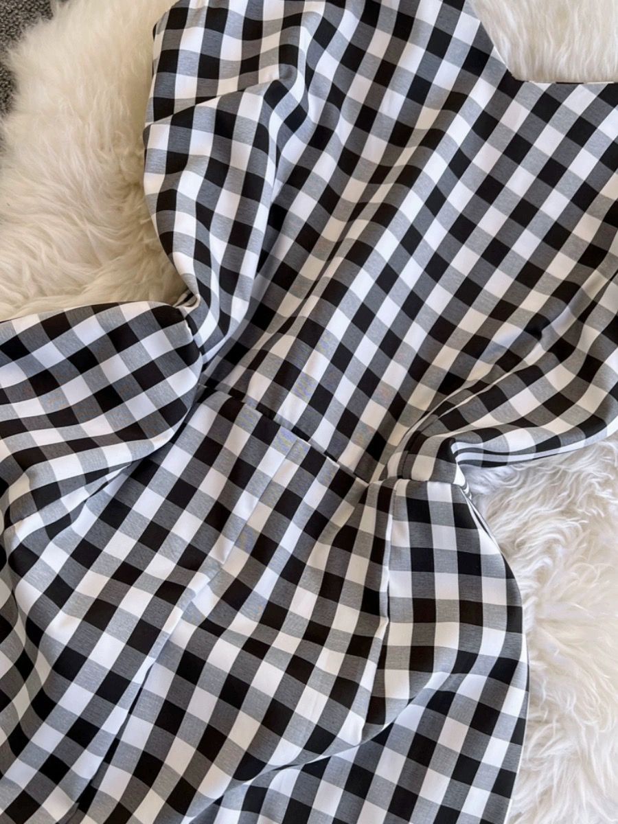 Twice the option plaid jumpsuit CJS133 image