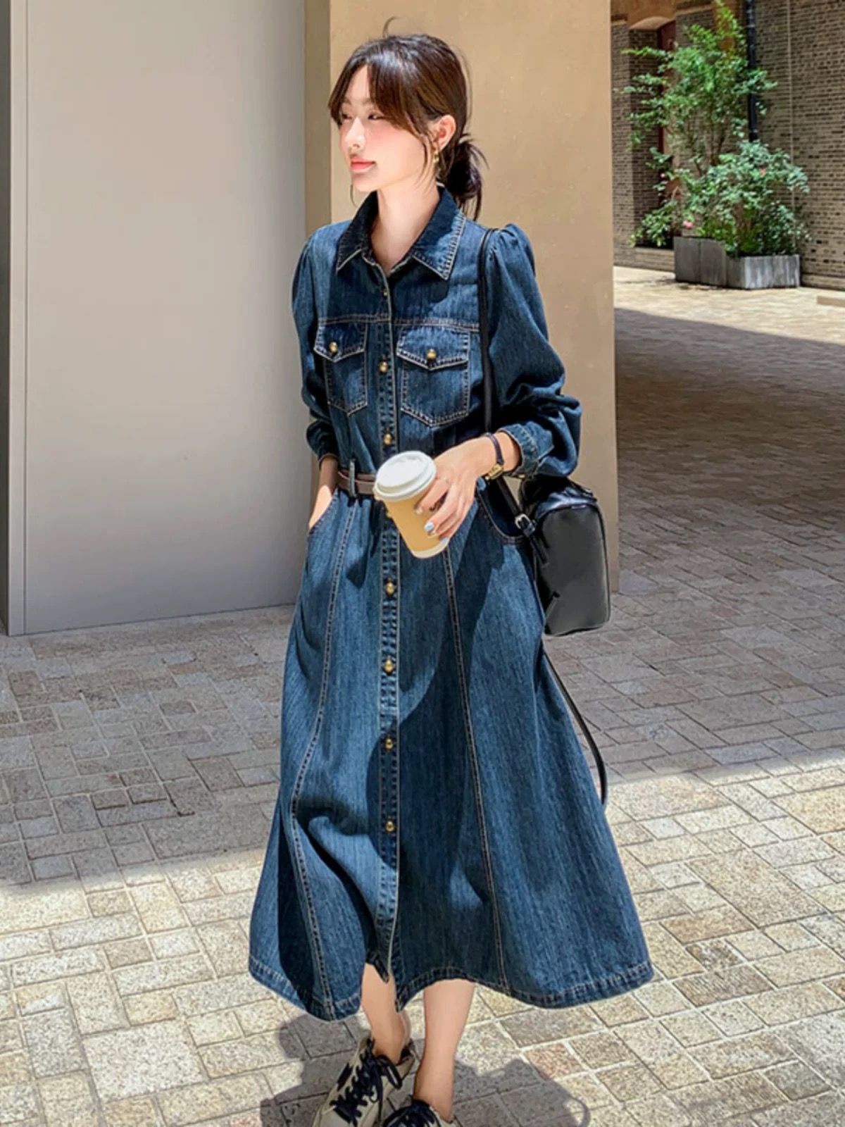 In my auntie era dress & belt DD120 image