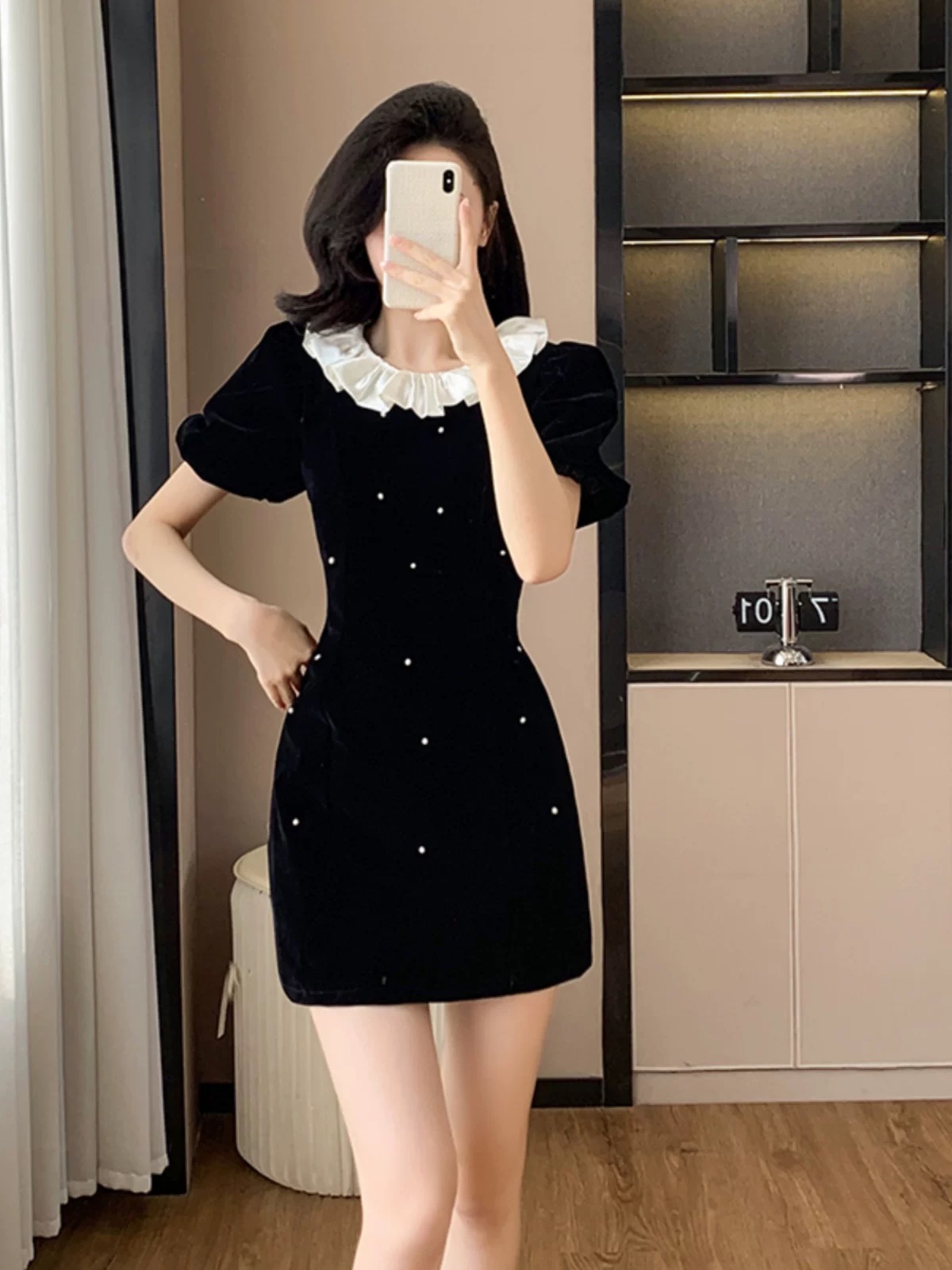 Allegra velvet dress FD1410 image