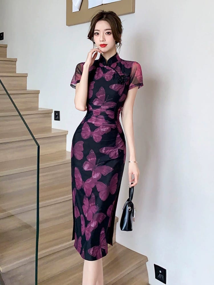 Untamed beauty qipao dress Q119 image