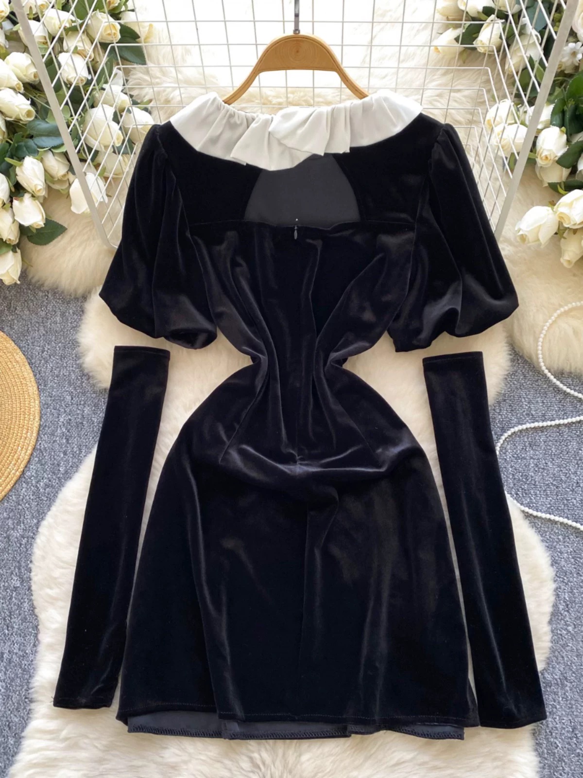 Allegra velvet dress FD1410 image