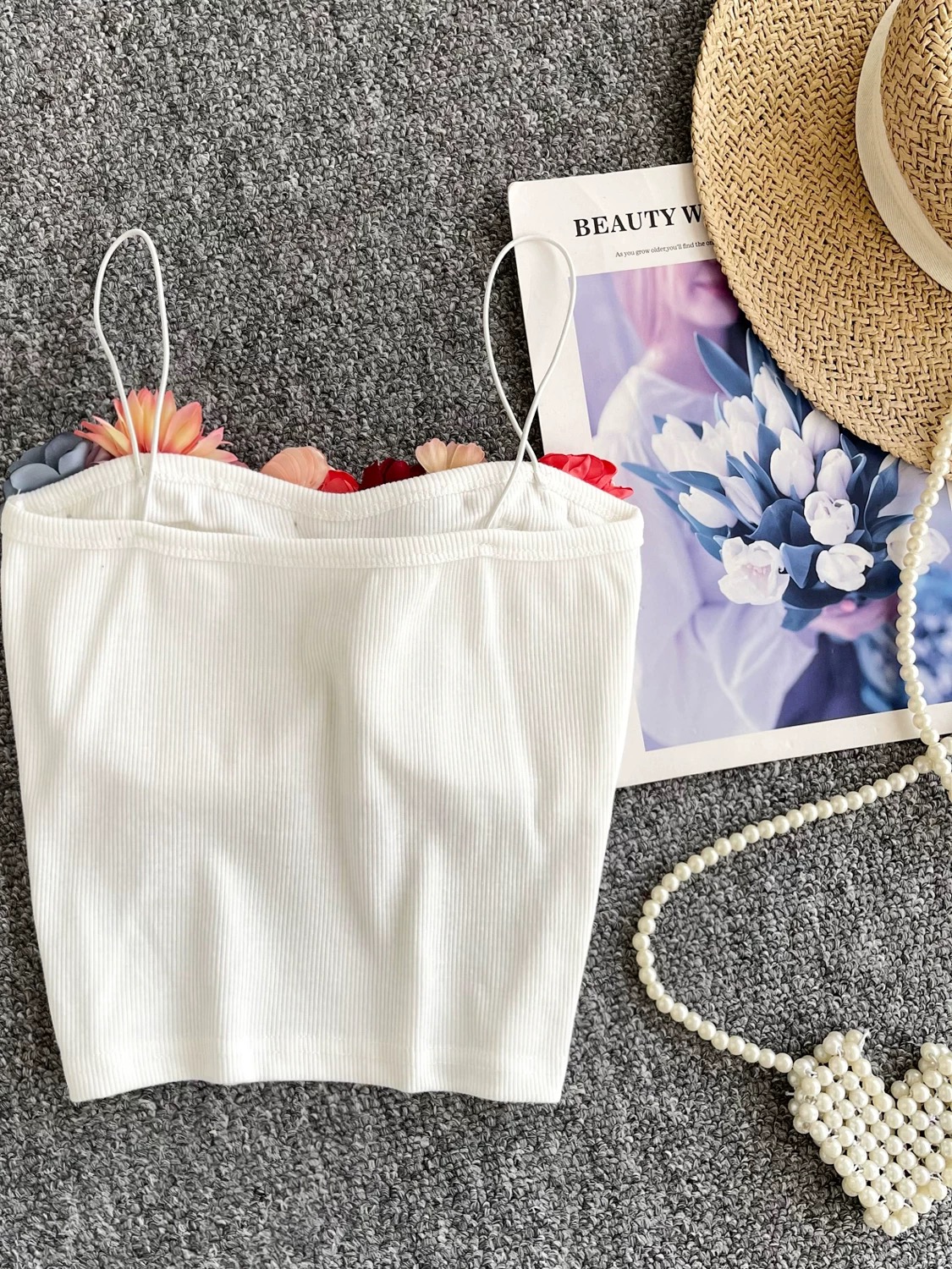 Passionate enchantment floral top CTO348 image