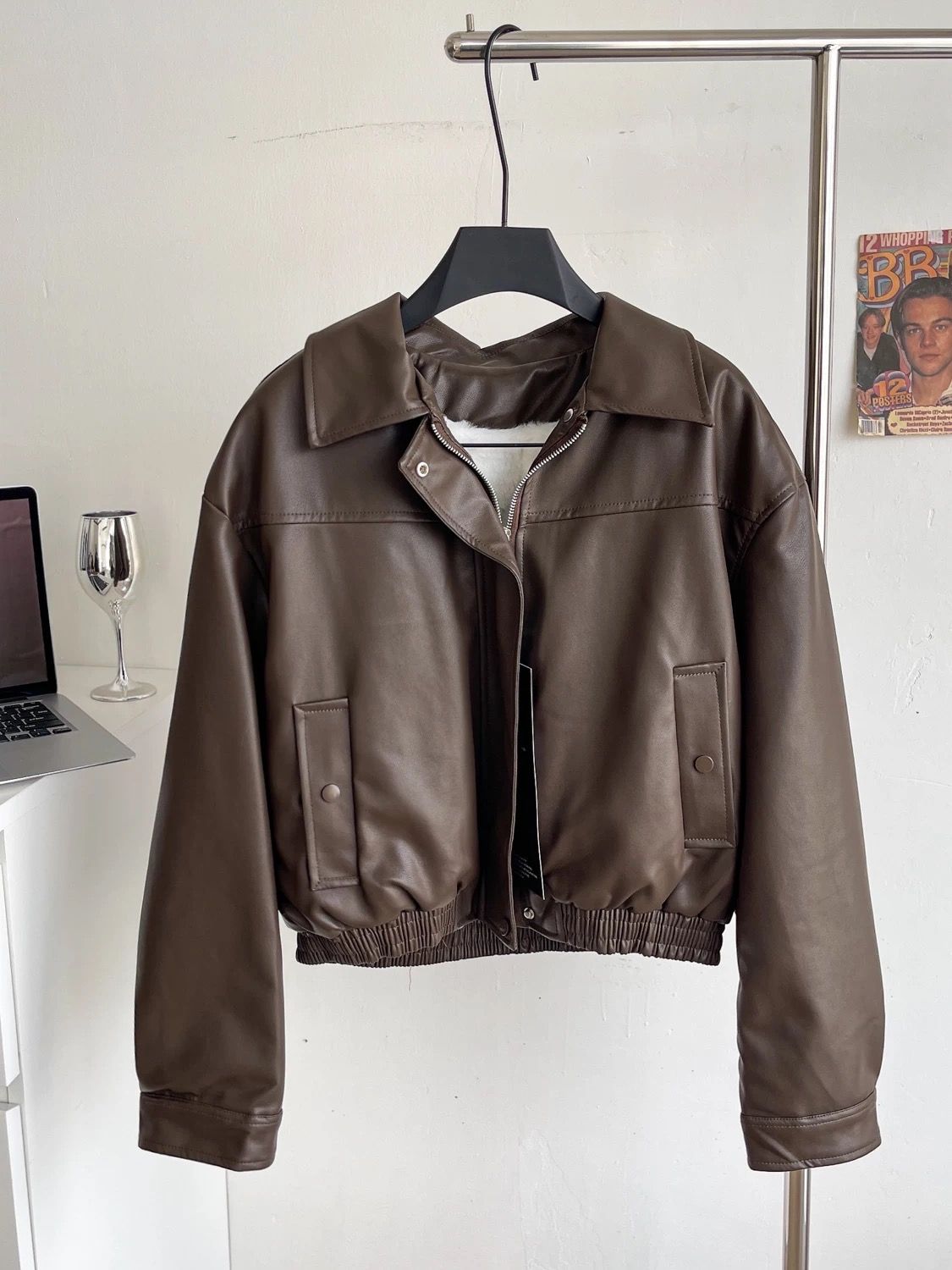 Melania leather jacket LJ130 image