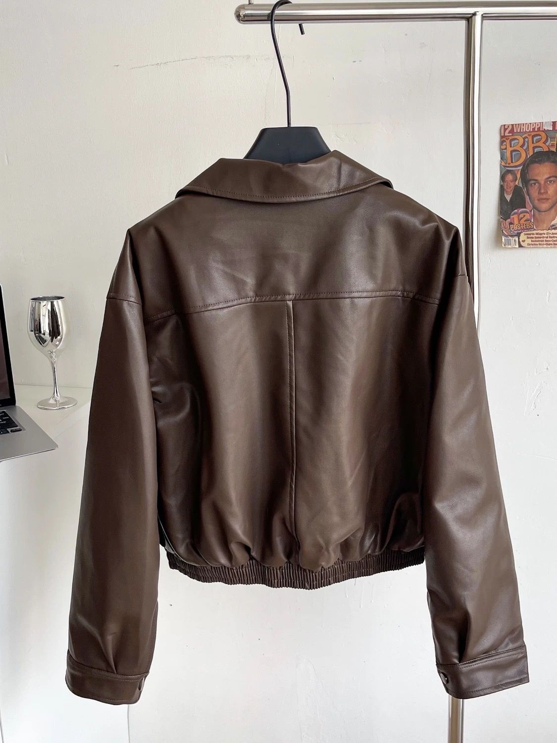 Melania leather jacket LJ130 image