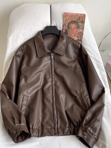 Babe alert leather jacket LJ121