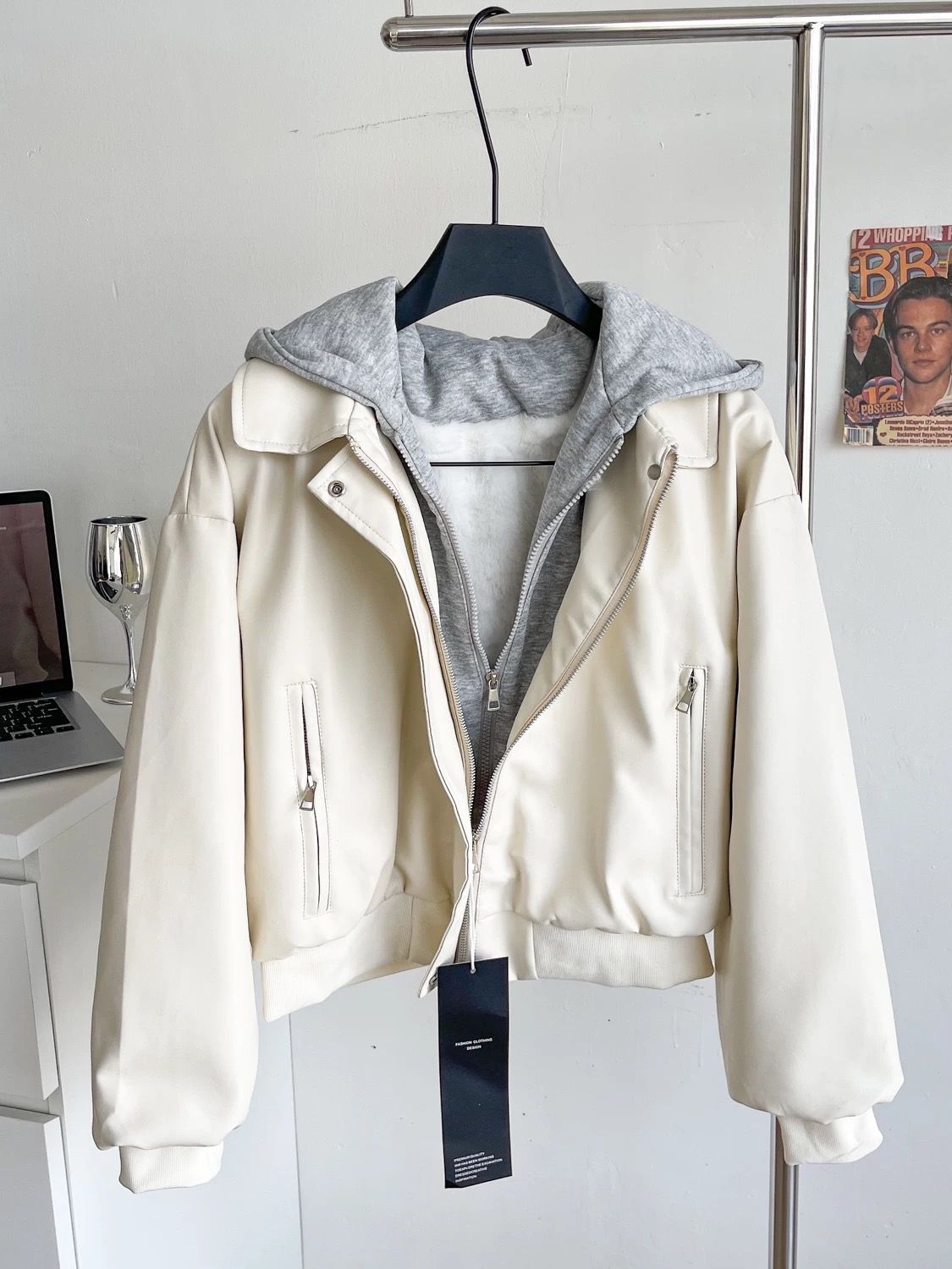 Not a quilter leather jacket LJ123 image