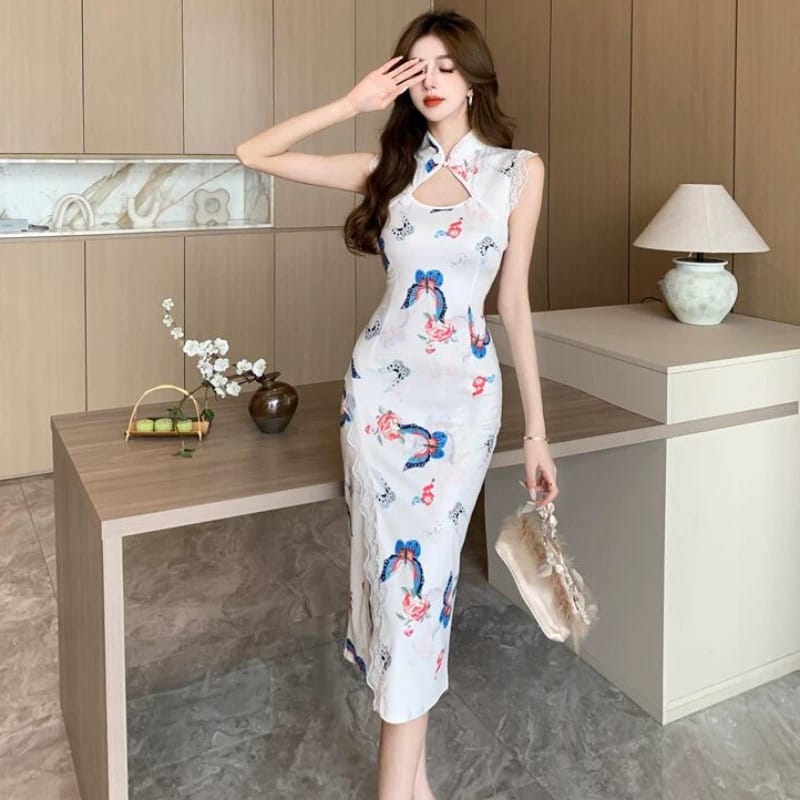 Lost in your love qipao dress Q145 image