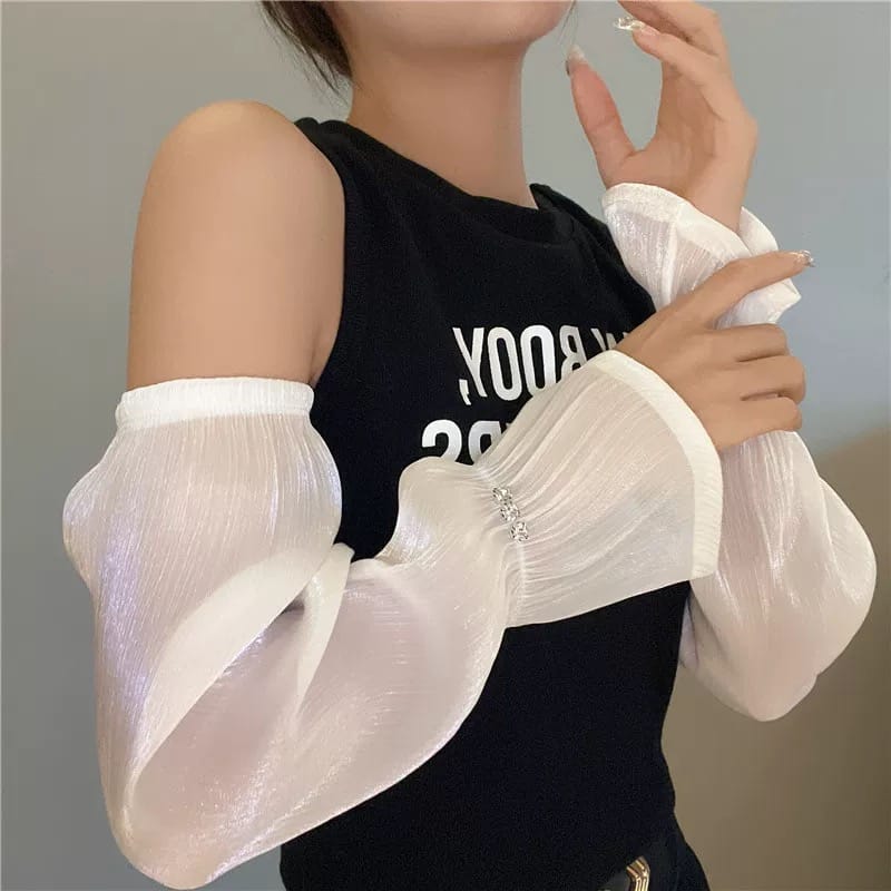 Modern girl detachable sleeves AC173 image