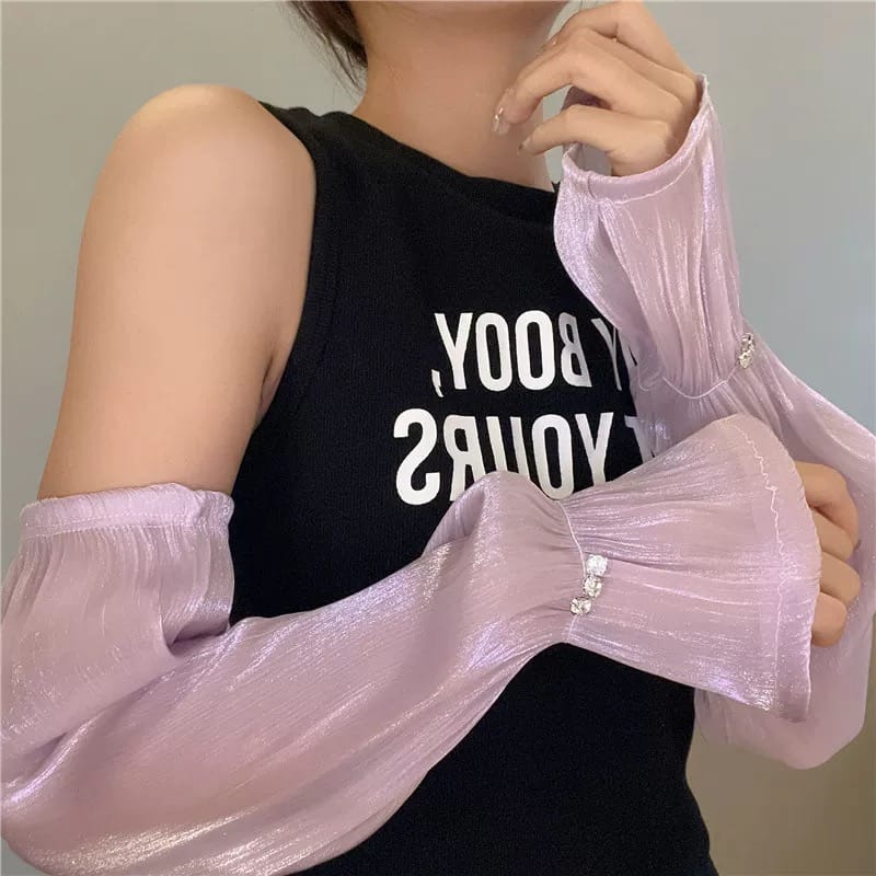 Modern girl detachable sleeves AC173 image