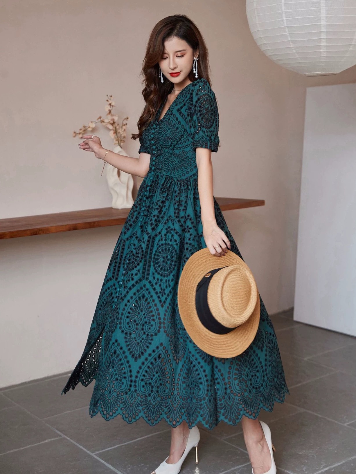 City walk lace dress FD1375 image