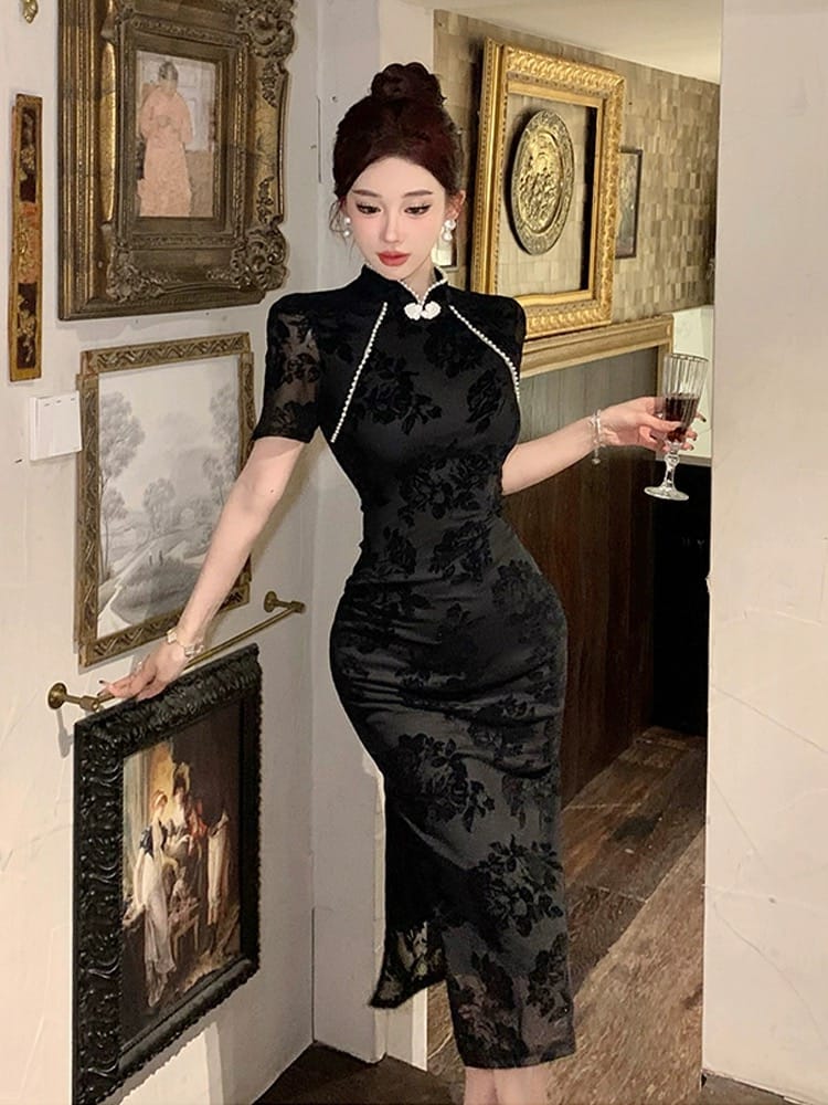 Leave your mark qipao dress Q153 image