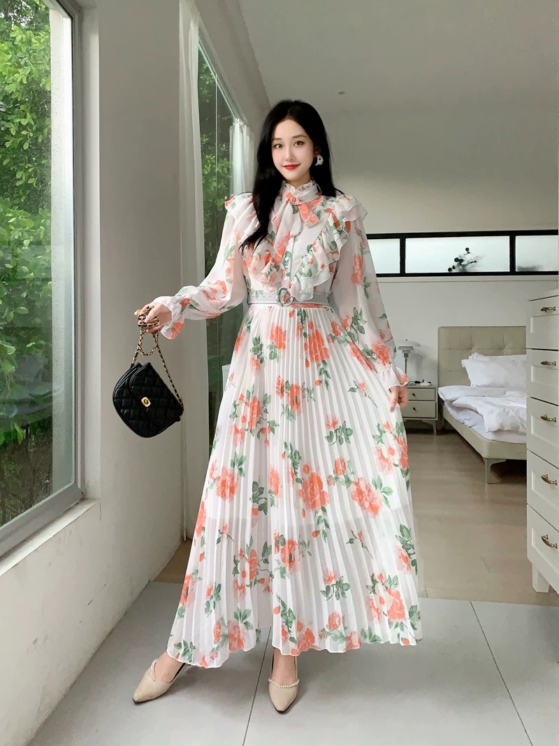 Statue worthy floral dress CD462 image