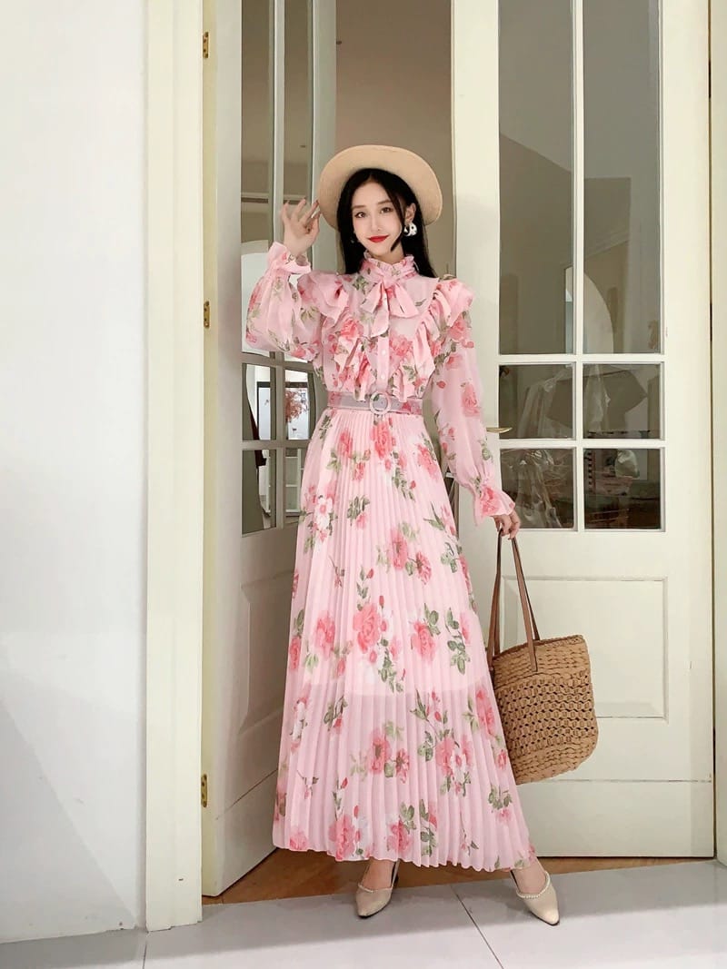 Statue worthy floral dress CD462 image