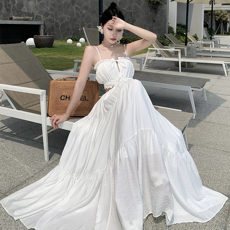 Swedish princess no sleeves dress CD463 image