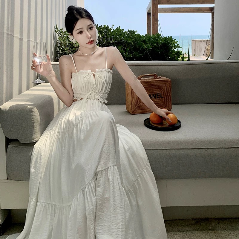 Swedish princess no sleeves dress CD463 image