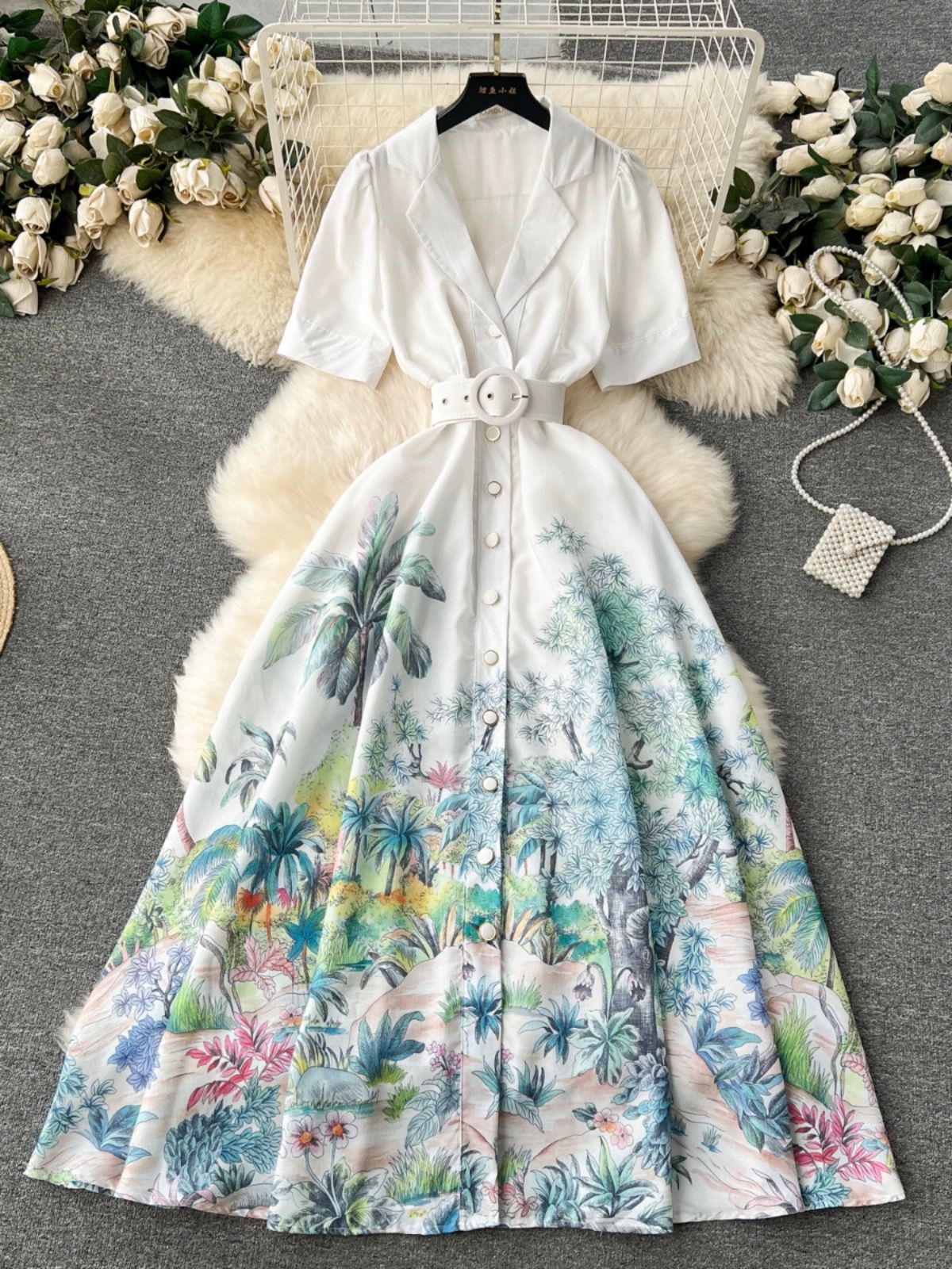 Vineyard floral dress ED251 image